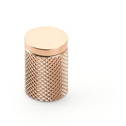MODO 5/8 Inch Diameter Cabinet Knob, Polished Rose Gold