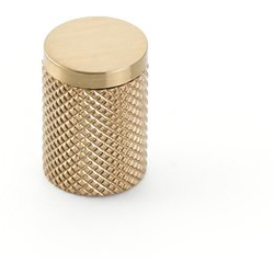 MODO 5/8 Inch Diameter Cabinet Knob, Signature Satin Brass