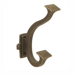 Bungalow Double Coat Hook Windover Antique
