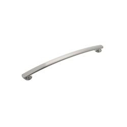 American Diner Pull 7-9/16 inch Center to Center Satin Nickel
