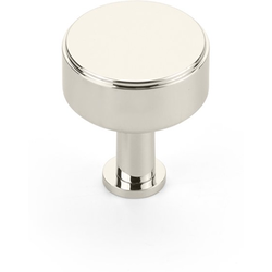 Pub House 1-1/4 Inch Diameter Cabinet Knob, Polished Nickel