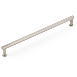 Pub House 10 Inch Center to Center Knurled Cabinet Pull, Brushed Nickel
