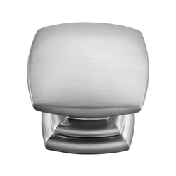 Euro-Contemporary 1-1/2 Inch Diameter Stainless Steel Finish Cabinet Knob