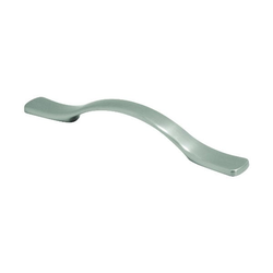 Euro-Contemporary 4 Inch Center to Center Satin Nickel Cabinet Pull