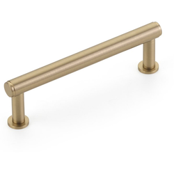 Pub House 4 Inch Center to Center Cabinet Pull, Signature Satin Brass