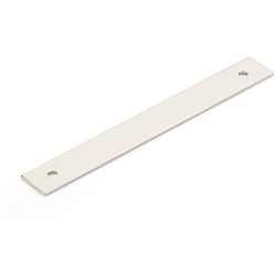 Pub House 5 Inch Center to Center Backplate for Cabinet Pull, Polished Nickel