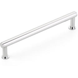 Pub House 6 Inch Center to Center Cabinet Pull, Polished Chrome