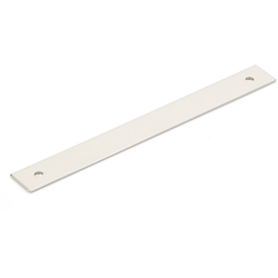 Pub House 6 Inch Center to Center Backplate for Cabinet Pull, Polished Nickel