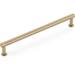 Pub House 8 Inch Center to Center Cabinet Pull, Signature Satin Brass