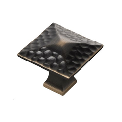 Craftsman 1-1/4 Inch Diameter Oil Rubbed Bronze Highlighted Cabinet Knob
