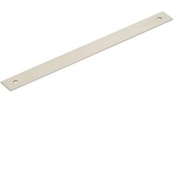 Pub House 8 Inch Center to Center Backplate for Cabinet Pull, Brushed Nickel