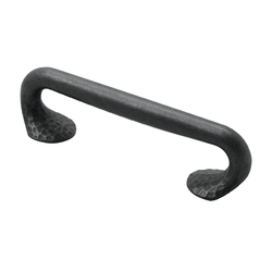Craftsman 3-3/4 Inch Center to Center Black Iron Cabinet Pull