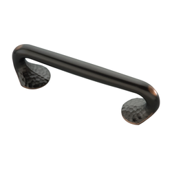 Craftsman 3-3/4 Inch Center to Center Oil Rubbed Bronze Highlighted Cabinet Pull
