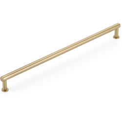 Pub House 12 Inch Center to Center Cabinet Pull, Signature Satin Brass