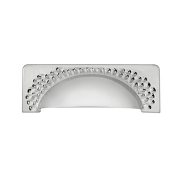 Craftsman 3-3/4 Inch Center to Center Chrome Cabinet Cup Pull