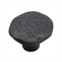 Gladstone Knob 1-1/2 inch Diameter Black Iron