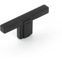 Quadrato 2-1/2 Inch Diameter Cabinet T-Knob, Matte Black