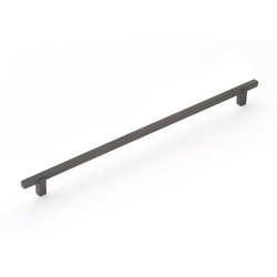 Quadrato 12-5/8 Inch (320 mm) Center to Center Cabinet Pull, Gun Metal