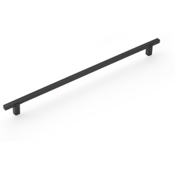 Quadrato 12-5/8 Inch (320 mm) Center to Center Cabinet Pull, Matte Black