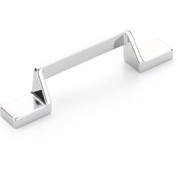 San Marco 3-3/4 Inch (96 mm) Center to Center Cabinet Pull, Polished Chrome