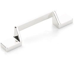 San Marco 3-3/4 Inch (96 mm) Center to Center Cabinet Pull, Polished Nickel