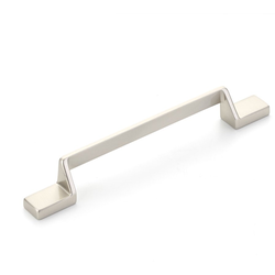 San Marco 6-5/16 Inch (160 mm) Center to Center Cabinet Pull, Satin Nickel