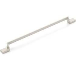 San Marco 12-5/8 Inch (320 mm) Center to Center Cabinet Pull, Satin Nickel