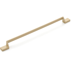 San Marco 12-5/8 Inch (320 mm) Center to Center Cabinet Pull, Satin Brass