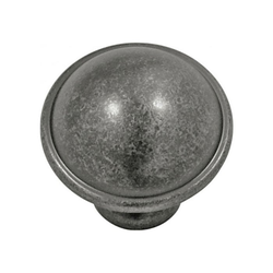 Savoy 1-1/4 Inch Diameter Black Nickel Vibed Cabinet Knob