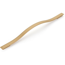 Skyevale 11-5/16 Inch (288 mm) / 12-5/8 Inch (320 mm) Center to Center Cabinet Pull, Signature Satin Brass