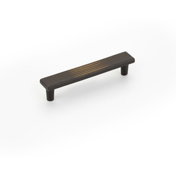 Stradella 5 Inch Center to Center Cabinet Pull, Antique Bronze
