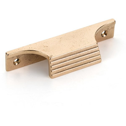 Stradella 4 Inch Center to Center Cabinet Pull, Natural Bronze