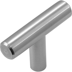 2 Inch Length Contemporary Bar Pulls Cabinet T-Knob, Stainless Steel (10 Pack)
