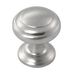Zephyr 1 Inch Diameter Stainless Steel Cabinet Knob
