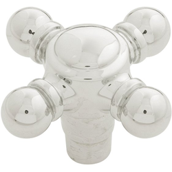 1-11/16 Inch Length Fuller Cabinet Knob, Polished Nickel