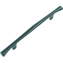 5-1/16 Inch (128mm) Center to Center Olivet Cabinet Pull, Matte Black