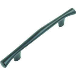 3-3/4 Inch (96mm) Center to Center Olivet Cabinet Pull, Matte Black