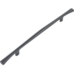 8-13/16 Inch (224mm) Center to Center Olivet Cabinet Pull, Matte Black