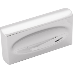 1 Inch Center to Center Ingot Rectangular Cabinet Pull, Chrome (25 Pack)