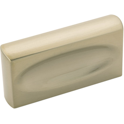 1 Inch Center to Center Ingot Rectangular Cabinet Pull, Elusive Golden Nickel (25 Pack)