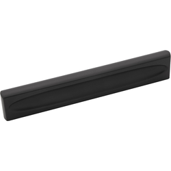 5-1/16 Inch (128mm) Center to Center Ingot Rectangular Cabinet Pull, Matte Black (10 Pack)