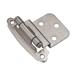 26% OFF 3/8 inch Inset Surface Mt. Hinge Pair Satin Nickel Self Close