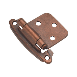Variable Overlay Hinge Pair Antique Copper Self Close