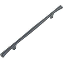 6-5/16 Inch (160mm) Center to Center Olivet Cabinet Pull, Matte Black