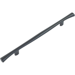 7-9/16 Inch (192mm) Center to Center Olivet Cabinet Pull, Matte Black