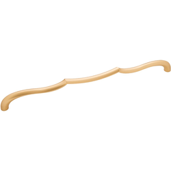 12 Inch Center to Center Trellis Cabinet Pull, Brushed Golden Brass