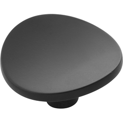 1-3/4 Inch Diameter Vale Round Cabinet Knob, Matte Black