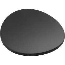 3 Inch Diameter Vale Round Cabinet Knob, Matte Black