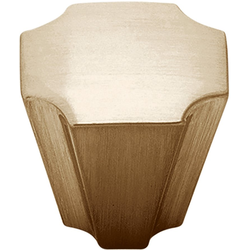 1-1/8 Inch Length Monarch Square Cabinet Knob, Champagne Bronze
