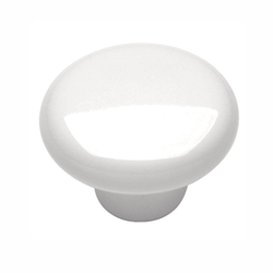 Tranquility Knob 1-1/4 inch Diameter White
